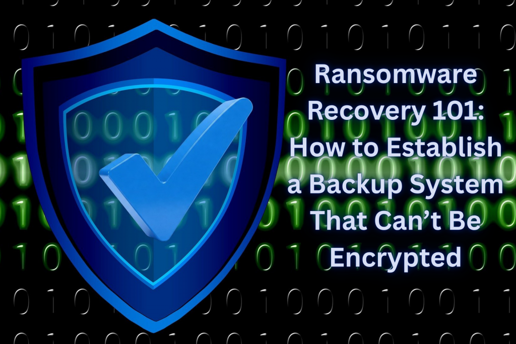 ransomware recovery strategy SMB